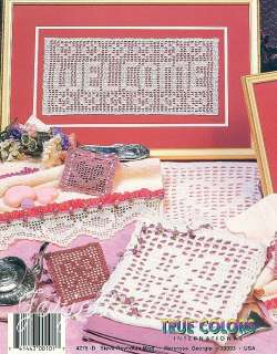 Victorian Hearts and Roses, filet crochet patterns  