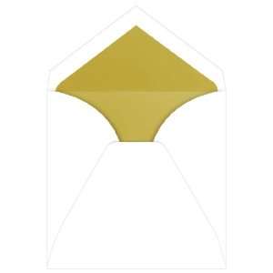  Inner Wedding Envelopes   Imperial White Gold Lined (50 