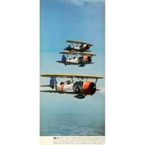 1941 Print SBC 4 Curtiss Helldiver Airplane Aviation Mission Bomber 