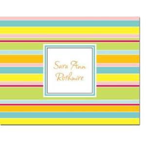  Just Exquisite   Stationery/Thank You Notes (Crazy for Colors Stripes