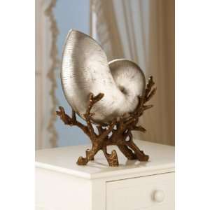  SPI 32371 Nautilus Shell Planter on Coral Stand Sports 