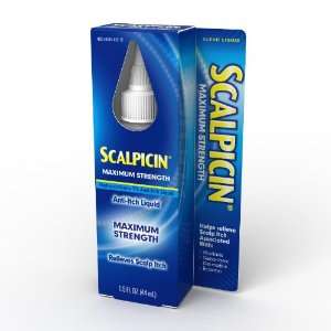  SCALPICIN Max Strength Scalp Itch Treatment, 1.5 Ounce 