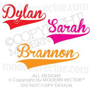 Personalized Girls Boys Name Vinyl Lettering Wall Decal  