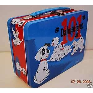  Disney Store 101 Dalmations Metal Lunch Tote Box Lucky 