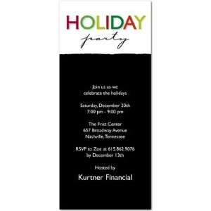   Invitations   Sleek Holiday By Sb Ann Kelle