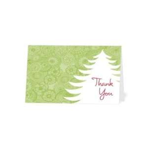    Holiday Thank You Cards   Lacy Tree By Shd2