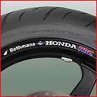 Rothmans Honda Wheel Rim Stickers Decals b
