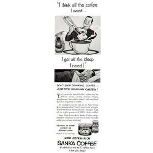  Print Ad 1953 Sanka Coffee Sanka Coffee Books