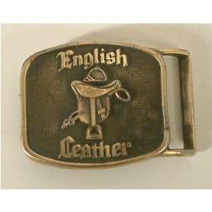  English Leather Belt Buckle 
