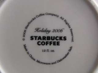 Starbucks Holiday Mug/Saucer 2006 Collectible  