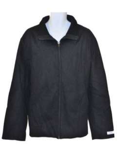  Calvin Klein Mens Wool Coat Zipper Jacket XXL: Clothing