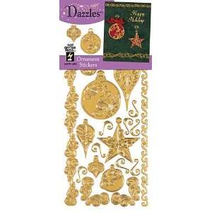  Dazzles Stickers, Gold Elegant Ornaments Arts, Crafts 