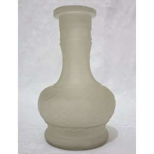  FROSTY WHITE Genie Hookah Vase   8 Quality Glass Base 