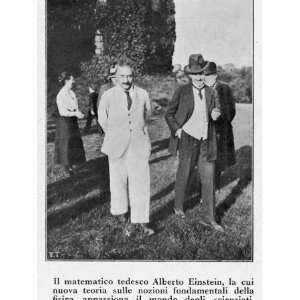  Albert Einstein Scientist in a White Suit Photographic 