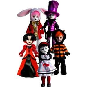 Mezco Toyz Living Dead Dolls Alice In Wonderland Set of 5 