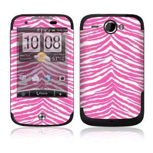  HTC WildFire Decal Skin   Pink Zebra 