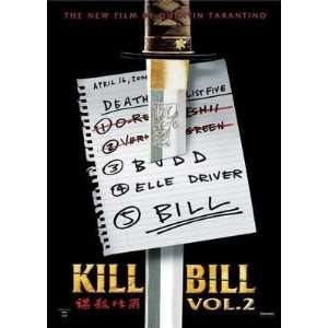  Death List Five Kill Bill    Print: Home & Kitchen