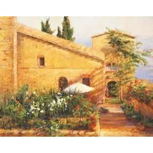  Kate Palmer   Tuscan Courtyard Canvas