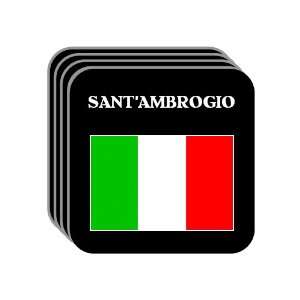  Italy   SANTAMBROGIO Set of 4 Mini Mousepad Coasters 