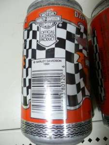 Harley Davidson motorcycle beer can daytona 94 6 pack a  