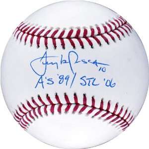 Tony LaRussa MLB Baseball w/ As 89 / STL 06 Insc.  