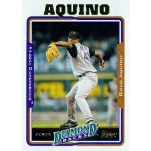   Card # 434 Greg Aquino Arizona Diamondbacks