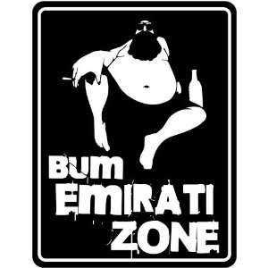  New  Bum Emirati Zone  United Arab Emirates Parking Sign 