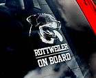 Rottweiler   Car Window Sticker   Rottie Dog Sign n.Collar NEW