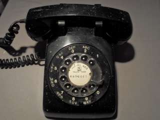 Vintage Black Phone Rotary Phone  