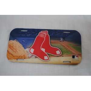  Boston Red Sox MLB High Definition License Plate 