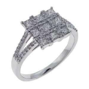  S. Kashi & Sons D4003WG White Gold Diamond Ring   14KW 