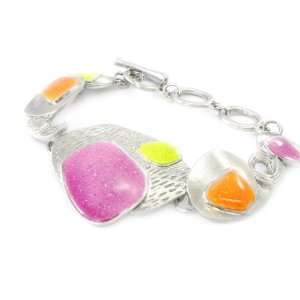  Bracelet creator Coloriage pink orange green.: Jewelry