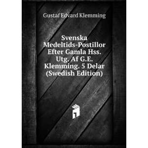   Klemming. 5 Delar (Swedish Edition) Gustaf Edvard Klemming Books