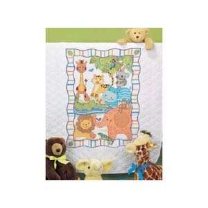  ModZoo Baby Quilt Stamped Cross Stitch Kit: Office 