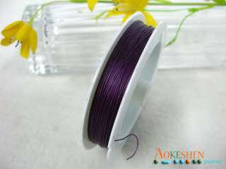   Different Roll& Colour Tiger Tail Beading Wire 0.45mm 60m/roll NH