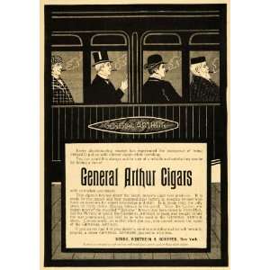  1899 Ad General Arthur Cigars Kerbs Wertheim Schiffer 