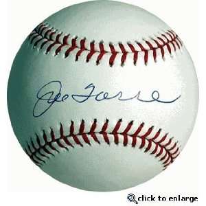  Joe Torre Hand Signed Autographed New York Yankees 