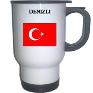  Turkey   DENIZLI White Stainless Steel Mug Everything 