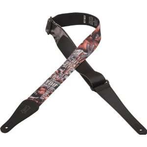  Levys Leathers MPL2 011 Polyester Guitar Strap: Musical 