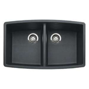   Double Bowl Granite Sink with 10 Bowl Depths and Silgranit Material