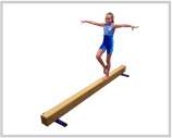 Tiffin Gymnastics, Cheerleading,Rollable Balance Beam 8  x 1x3/8 