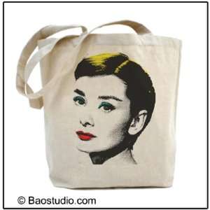  Audrey Hepburn   Pop Art Canvas Tote Bag: Everything Else