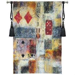   3244 WH Casino Abstract Tapestry   Jane Bellows