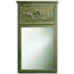  Currey and Company 1047 Desroches Mirror in Antique Gray 