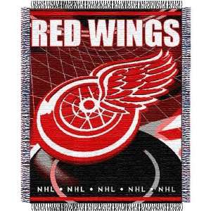  Detroit Red Wings NHL Triple Woven Jacquard Throw (019 Series 
