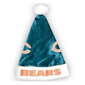  Chicago BEARS NFL FootballChristmas SANTA HAT New Gift 