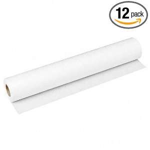  Exam Table Cover Crepe Paper, 21x125 Roll, 12/CT, White 