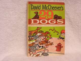 DAVID McCHEEVERS 29 DOGS  1963  hc book  