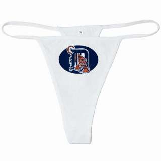 New Detroit Tigers White or Pink Thong  