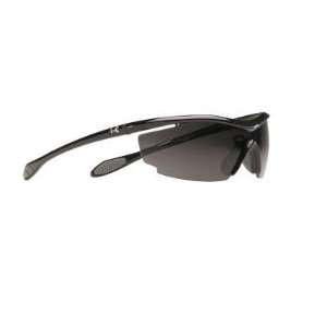 Under Armour Slide Sunglasses   Shiny Black Frame/Grey 